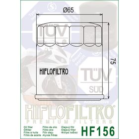 Filtre a huile Hiflofiltro HF156