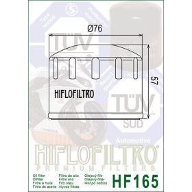 Filtre a huile Hiflofiltro HF165