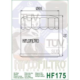 Filtre a huile Hiflofiltro HF175