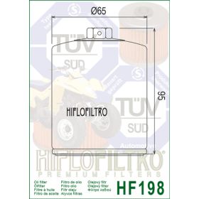 Filtre a huile Hiflofiltro HF198