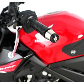 Embouts de guidon RG Racing (BE0108BK) pour motos Honda