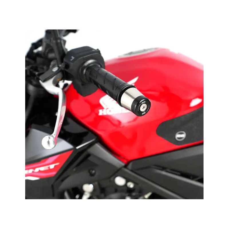 Embouts de guidon RG Racing (BE0108BK) pour motos Honda