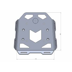 Porte bagage Honda NX500 - Minirack Hepco-Becker 6609546 01 05