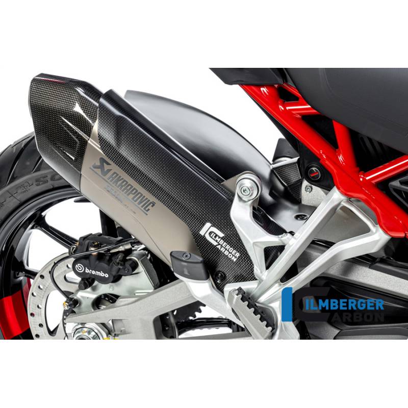 Protection sur le silencieux Akrapovic mat Ducati Multistrada V4 Pikes Peak 23