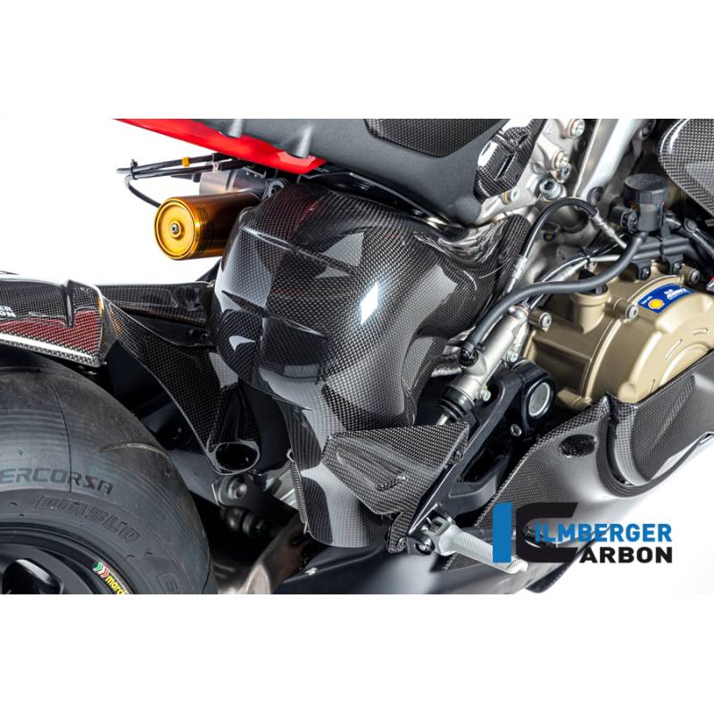 Protecteur d’échappement brillant Ducati Panigale V4 22-24 – Ilmberger Carbon