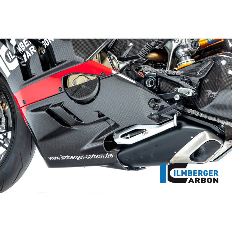 Carénage inférieur côté gauche brillant Ducati Panigale V4 22-24 – Ilmberger Carbon