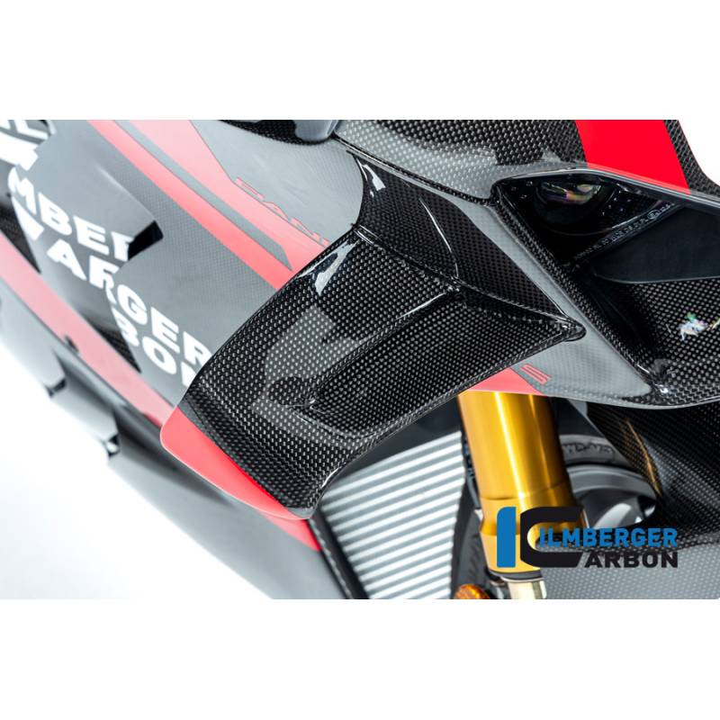 Ailette latérale droite de carénage brillant Ducati Panigale V4 22-24 – Ilmberger Carbon