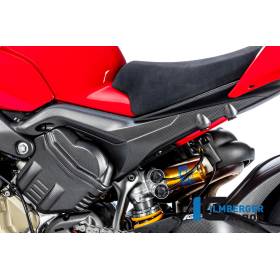 Couvercle de sous-cadre gauche mat Ducati STREETFIGHTER V4 / V4 S 20-24 - ILMBERGER CARBON