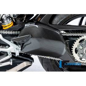 Couvercle de bras oscillant brillant Ducati STREETFIGHTER V4 / V4 S 20-24 - ILMBERGER CARBON