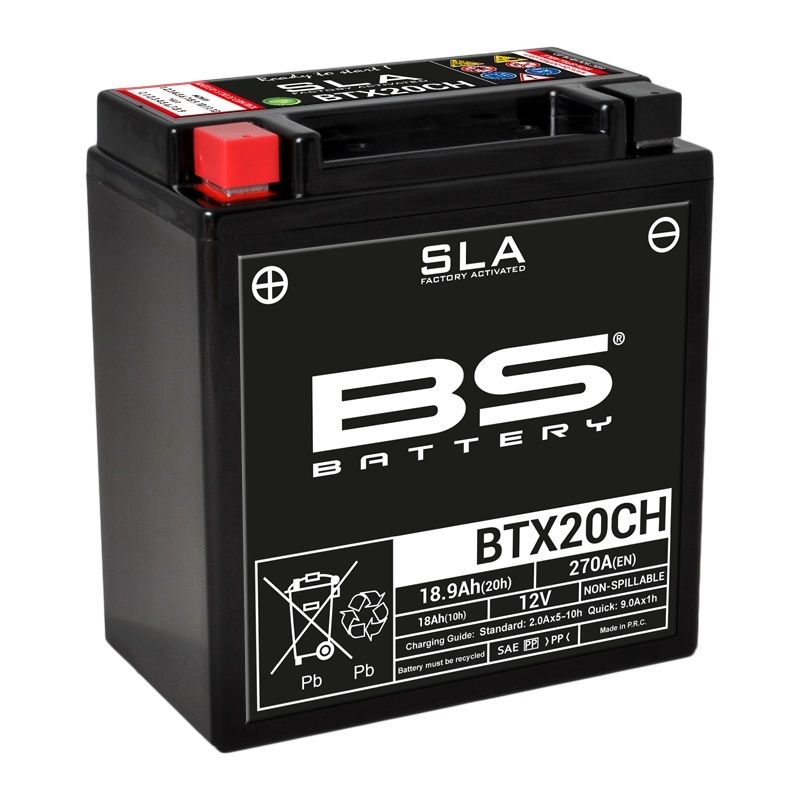 Batterie BS BATTERY SLA sans entretien activé usine - BTX20CH