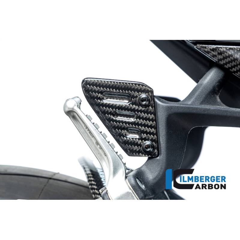 Protection de talon arrière droite brillante Aprilia RSV4 1100 à partir de 2021 - Ilmberger Carbon