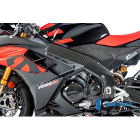 Protection de cadre côté gauche brillante Aprilia RSV4 1100 à partir de 2021 - Ilmberger Carbon