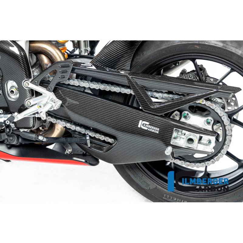 Protection du bras oscillant côté gauche brillante Aprilia RSV4 1100 à partir de 2021 - Ilmberger Carbon