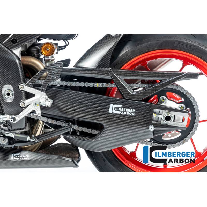 Protection du bras oscillant côté gauche mate Aprilia RSV4 1100 à partir de 2021 - Ilmberger Carbon