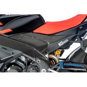 Panneau latéral côté gauche brillant Aprilia RSV4 1100 à partir de 2021 - Ilmberger Carbon