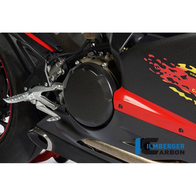 Couvercle du cache d’embrayage mat Ducati 1299 Panigale à partir de 2015 - Ilmberger Carbon