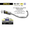 Ligne complète Titane Homologué Aprilia RS 457 2024+ / PISTA Arrow 71968PT