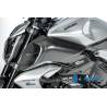 Cache du tube d’air gauche Ducati Diavel V4 de 2023 mat - Ilmberger Carbon