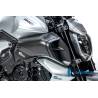 Cache du tube d’air droit Ducati Diavel V4 de 2023 mat - Ilmberger Carbon