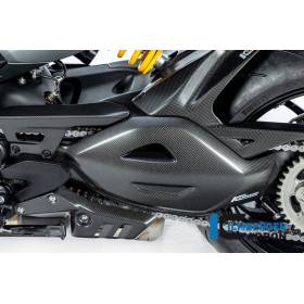 Cache du bras oscillant Ducati Diavel V4 de 2023 mat - Ilmberger Carbon