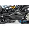 Cache du bras oscillant Ducati Diavel V4 de 2023 mat - Ilmberger Carbon