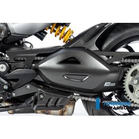 Cache du bras oscillant Ducati Diavel V4 de 2023 mat - Ilmberger Carbon