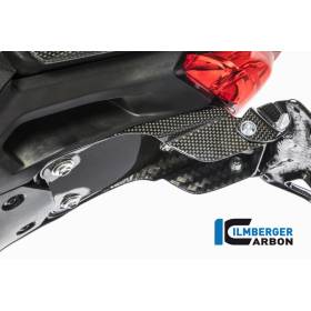 Support de plaque d'immatriculation court brillant Ducati 939 Supersport à partir de 2017 - Ilmberger Carbon