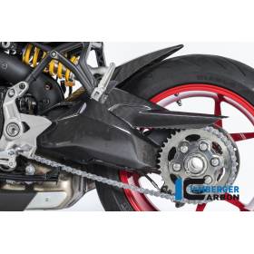 Cache de bras oscillant avec protection de chaîne supérieure brillant Ducati 939 Supersport à partir de 2017 - Ilmberger Carbon