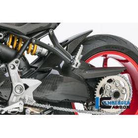 Cache de bras oscillant avec protection de chaîne supérieure brillant Ducati 939 Supersport à partir de 2017 - Ilmberger Carbon