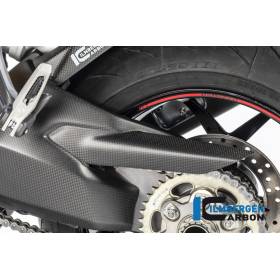 Cache de bras oscillant avec protection de chaîne supérieure mat Ducati 939 Supersport à partir de 2017 - Ilmberger Carbon