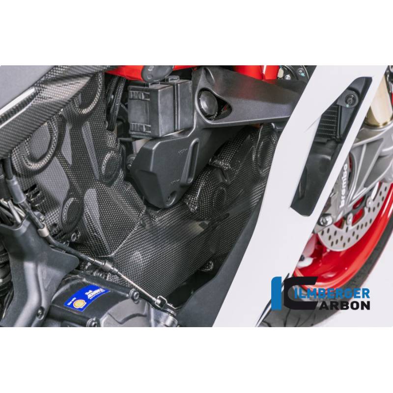 Cache courroie de distribution horizontal brillant Ducati 939 Supersport à partir de 2017 - Ilmberger Carbon