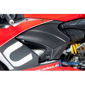 Cache sous le cadre gauche mat - Ducati Panigale V2 2020-2023 - Ilmberger Carbon