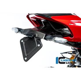 Support de plaque d'immatriculation court brillant - Ducati Panigale V2 2020-2023 - Ilmberger Carbon