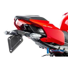 Support de plaque d'immatriculation court brillant - Ducati Panigale V2 2020-2023 - Ilmberger Carbon