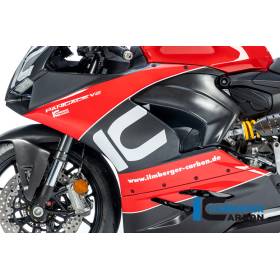 Panneau latéral de carénage côté gauche mat - Ducati Panigale V2 2020-2023 - Ilmberger Carbon