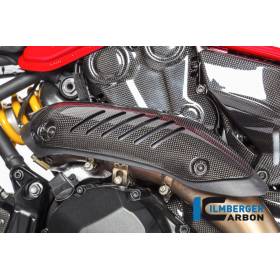 Protection du collecteur d'échappement brillant - Ducati Monster 1200 / S 2017 - Ilmberger Carbon