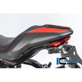 Cache de selle passager mat - Ducati Monster 1200 / S 2017 - Ilmberger Carbon