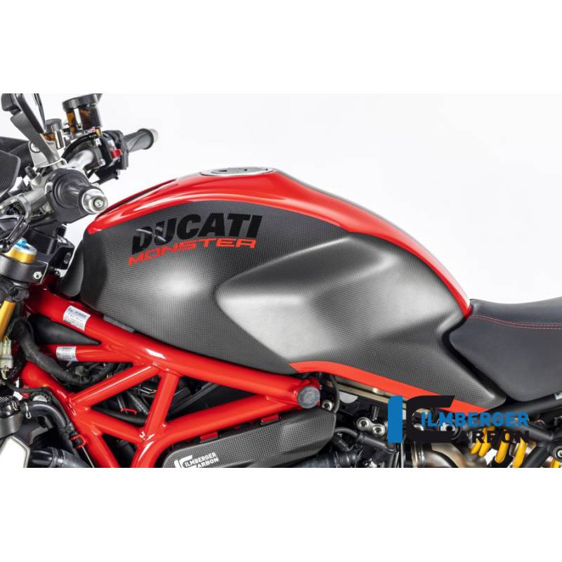 Réservoir mat - Ducati Monster 1200 / S 2017 - Ilmberger Carbon