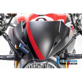 Pare-brise avec support mat - Ducati Monster 1200 / S 2017 - Ilmberger Carbon