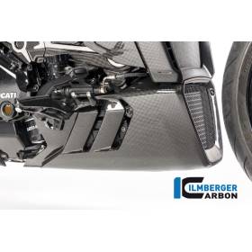 Couvercle inférieur côté droit brillant Ducati XDiavel / S 2016-2017 - Ilmberger Carbon