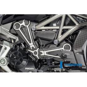 Couvercles de courroie de distribution (3 pièces) brillant Ducati XDiavel / S 2016-2017 - Ilmberger Carbon