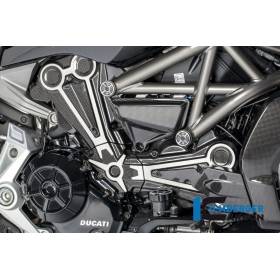 Couvercles de courroie de distribution (3 pièces) brillant Ducati XDiavel / S 2016-2017 - Ilmberger Carbon