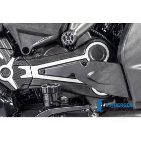 Couvercles de courroie de distribution (3 pièces) mat Ducati XDiavel / S 2016-2017 - Ilmberger Carbon