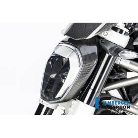 Couvercle de phare brillant Ducati XDiavel / S 2016-2017 - Ilmberger Carbon