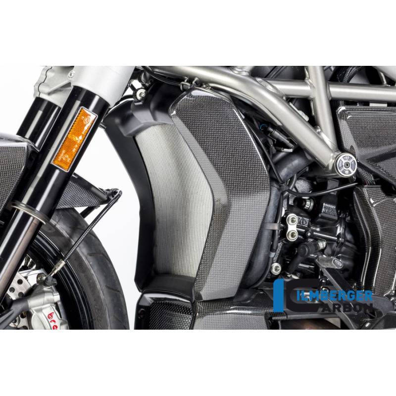 Couvercle de radiateur gauche brillant Ducati XDiavel / S 2016-2017 - Ilmberger Carbon