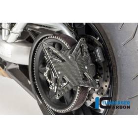 Support de plaque d'immatriculation brillant - Ducati XDiavel / S 2018-2024 - Ilmberger Carbon