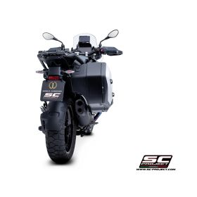 Silencieux EURO5 BMW R1300GS - SC Project Adventure-R Titane Noir Compatible Valises d'origines