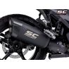 Silencieux EURO5 BMW R1300GS - SC Project Adventure-R Titane Noir Compatible Valises d'origines