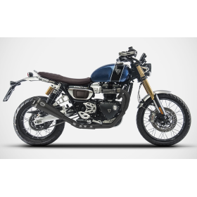 Ligne complète Racing Triumph Scrambler 1200 2024- / Zard Black ZTP106S00SCR-B