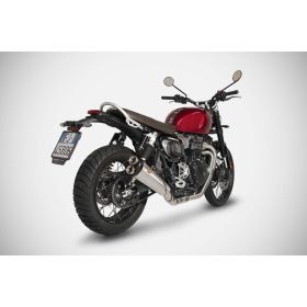 Ligne complète Racing Triumph Scrambler 1200 2024- / Zard Inox ZTP106S00SCR-STD